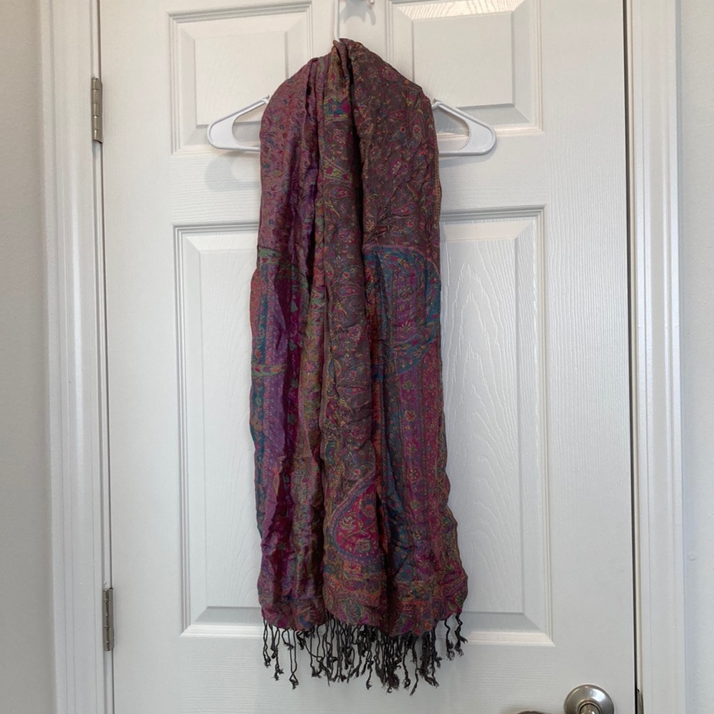 Colorful pattern Scarf and or Shawl